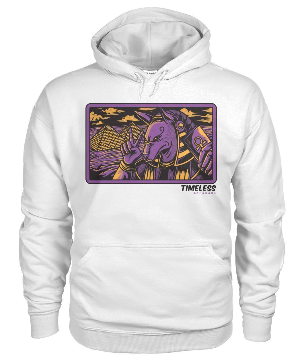 Pull Sphinx Pharaons Timeless Drole Gildan Hoodie-Sweatshirts-Elessi UK