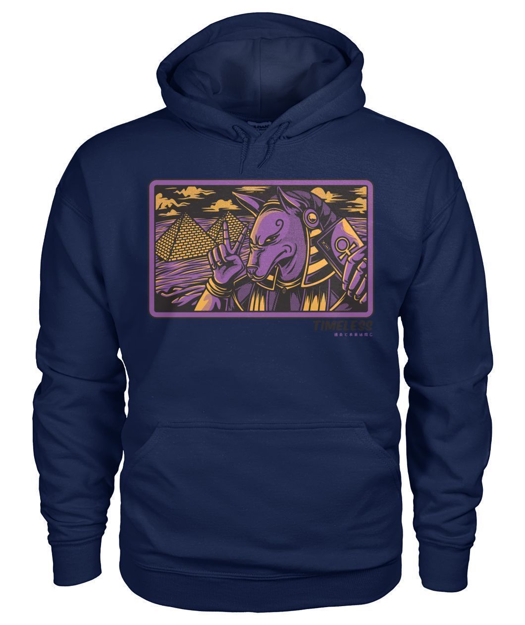 Pull Sphinx Pharaons Timeless Drole Gildan Hoodie-Sweatshirts-Elessi UK