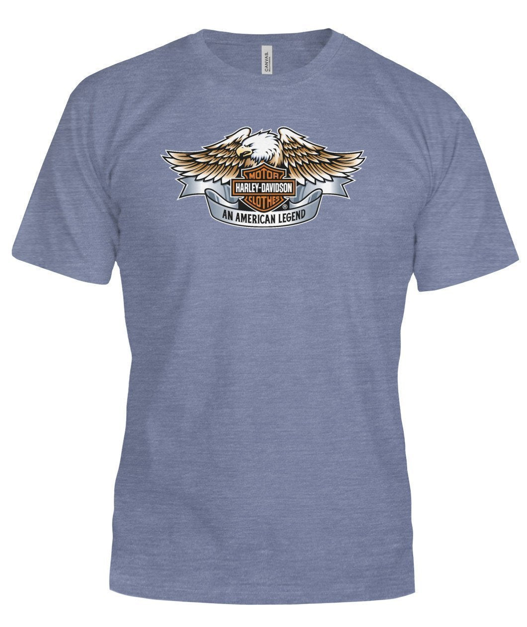 T Shirt Harley Davidson Bella Canvas Tee-Short Sleeves-Elessi UK