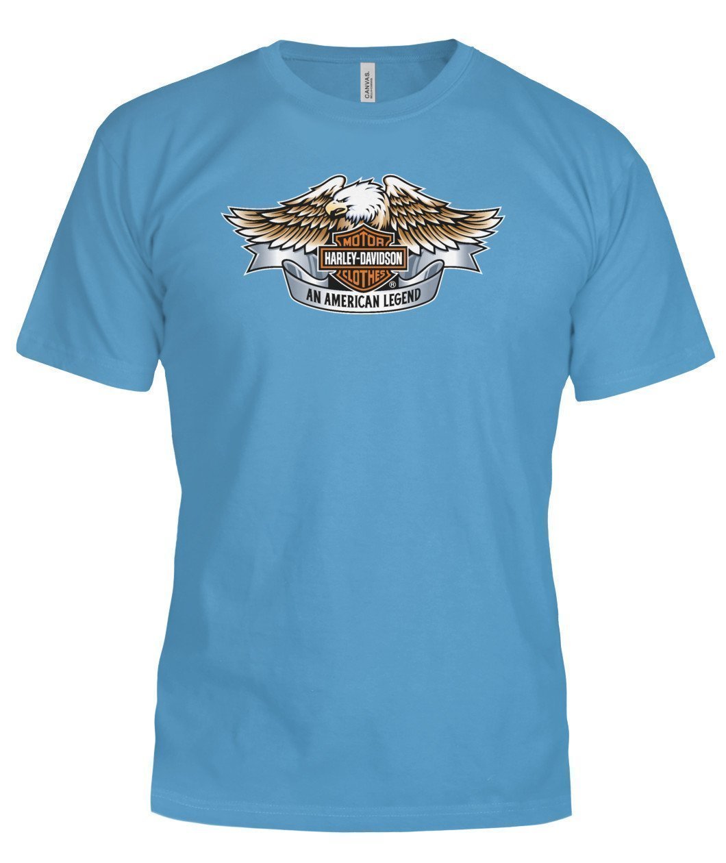T Shirt Harley Davidson Bella Canvas Tee-Short Sleeves-Elessi UK