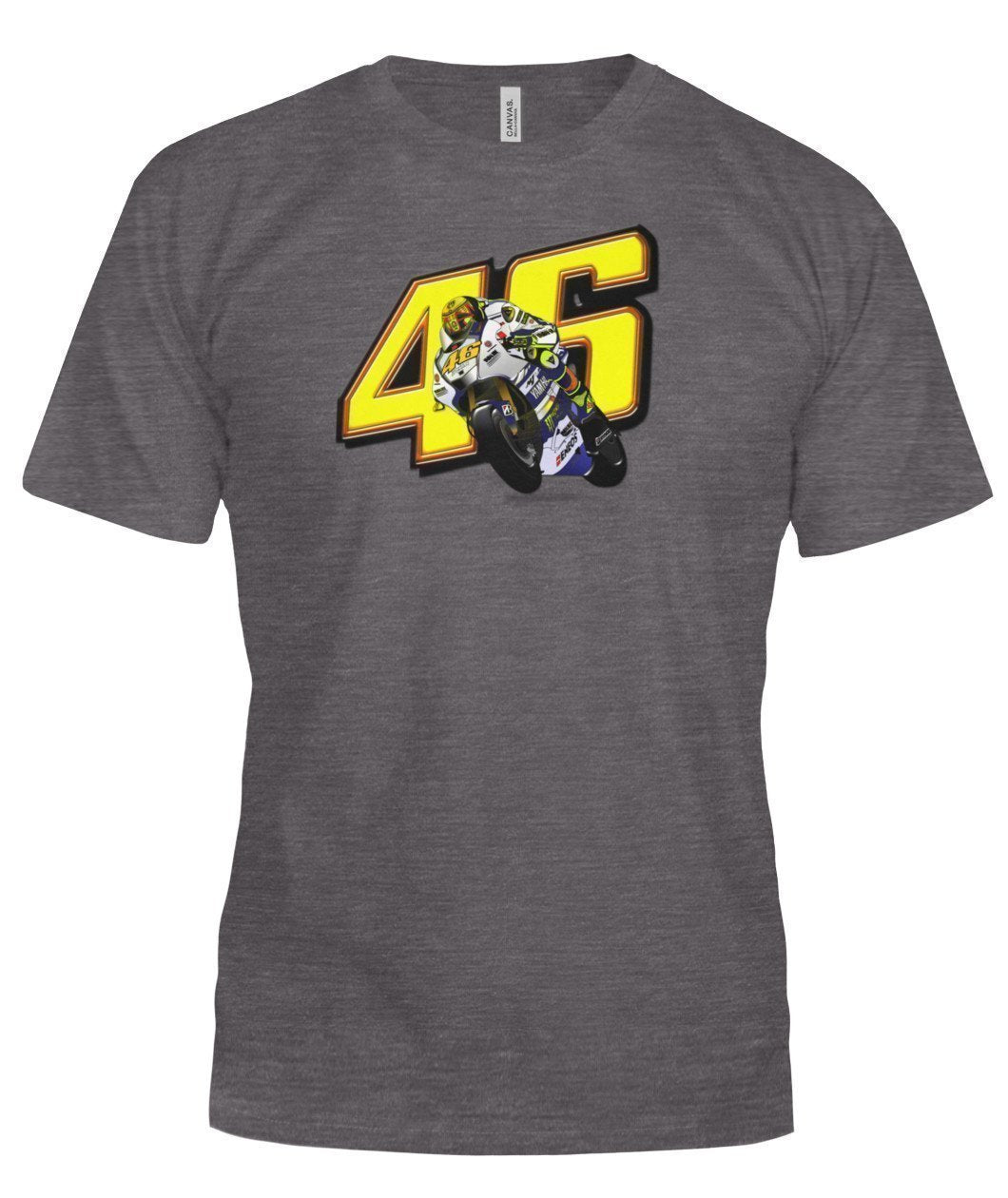 vr46 Valentino Ross Yamaha Bella Canvas Tee-Short Sleeves-Elessi UK