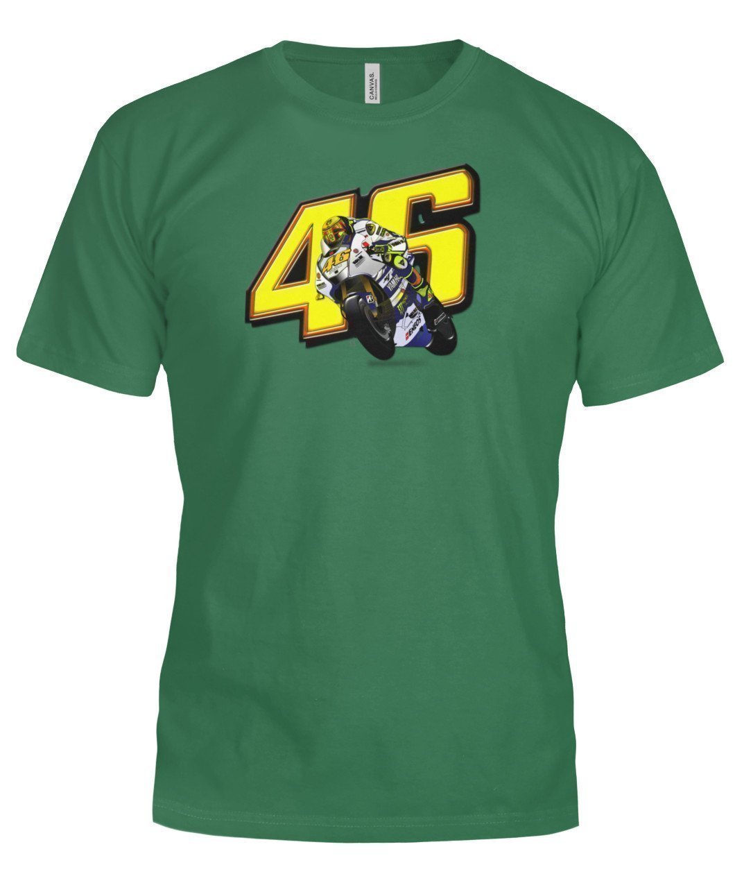 vr46 Valentino Ross Yamaha Bella Canvas Tee-Short Sleeves-Elessi UK