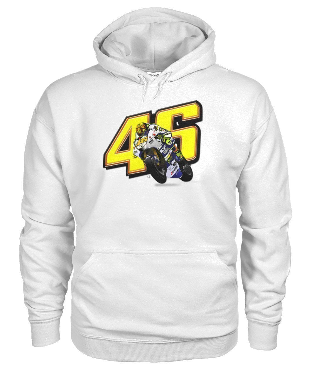 vr46 Valentino Ross Yamaha Hoodie-Hoodies-Elessi UK