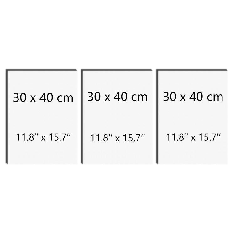 Yamaha Tableau 3 Panels Canvas Art for Wall Decorations stickers yamaha-Wall art-Elessi UK