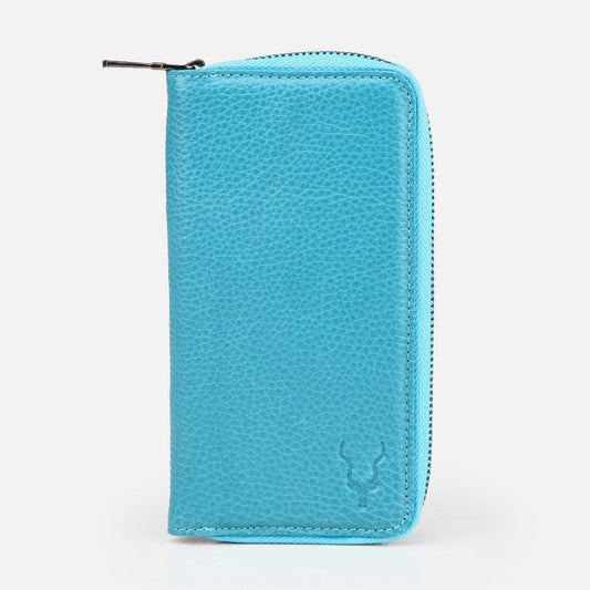 Genuine Leather Turquoise Women's Wallet
