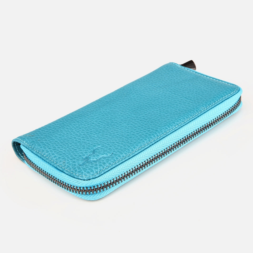 Genuine Leather Turquoise Women's Wallet