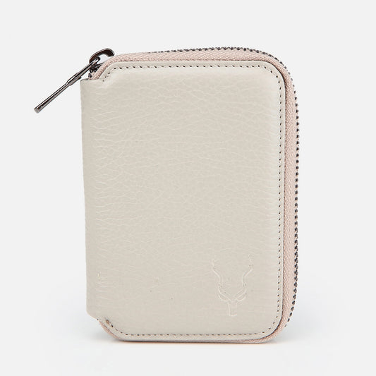 Genuine Leather Beige Men's Wallet