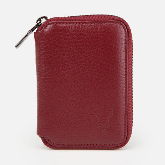 Genuine Leather Burgundy Men's Wallet