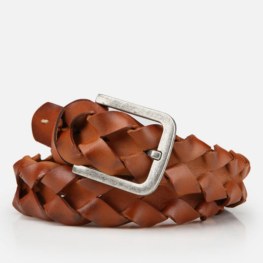 Genuine Leather Tan Men's Belt