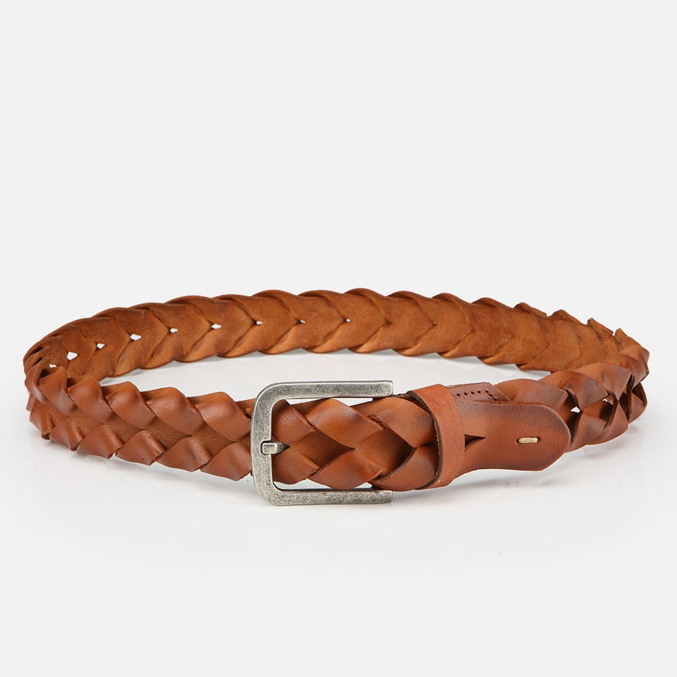 Genuine Leather Tan Men's Belt