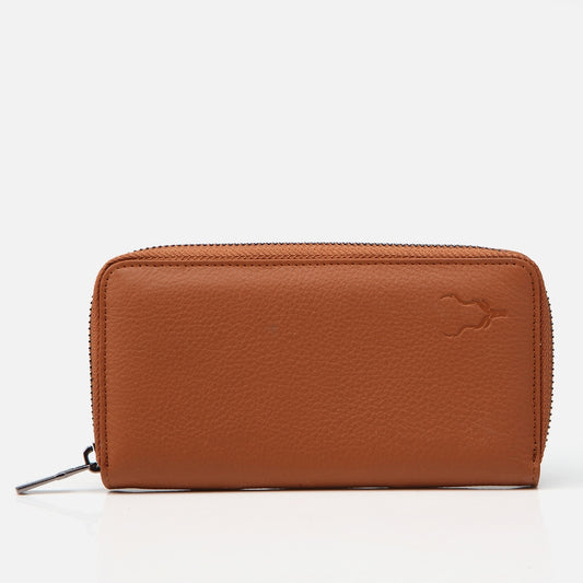 Genuine Leather Tan Women's Wallet