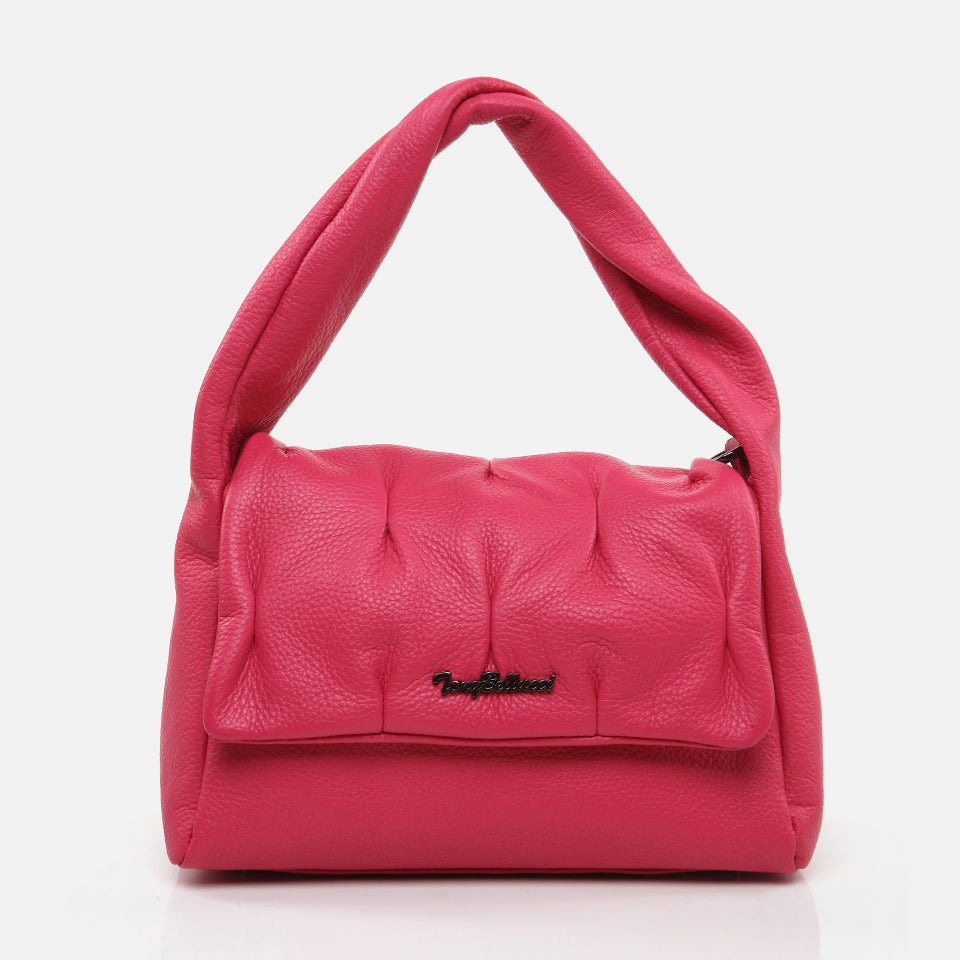 Genuine Leather Fuchsia Women's Bag