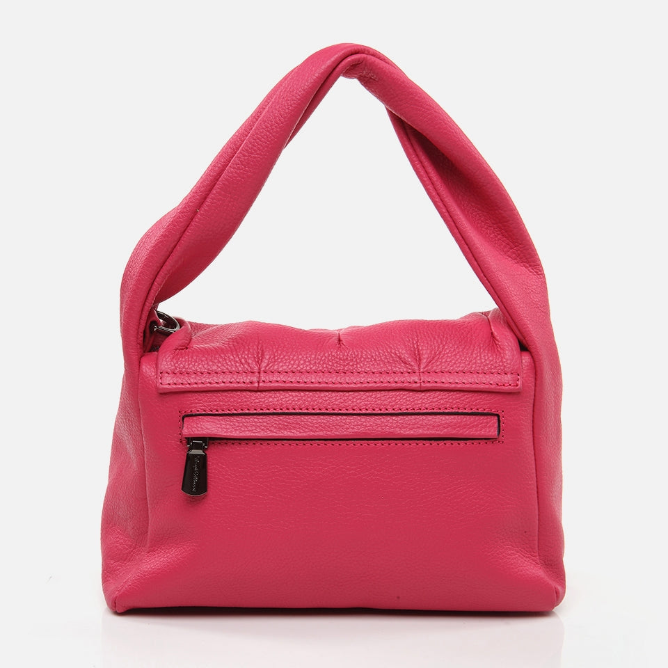 Genuine Leather Fuchsia Women's Bag