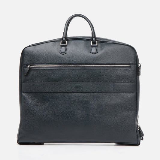 Genuine Leather Navy Blue Men's Bag