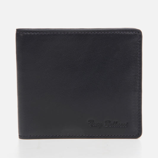 Genuine Leather Navy Men's Wallet