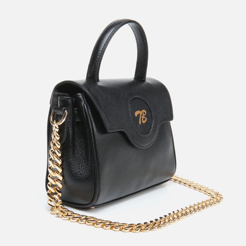 Genuine Leather Black Women's Bag