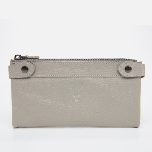 Genuine Leather Grey Men's Wallet