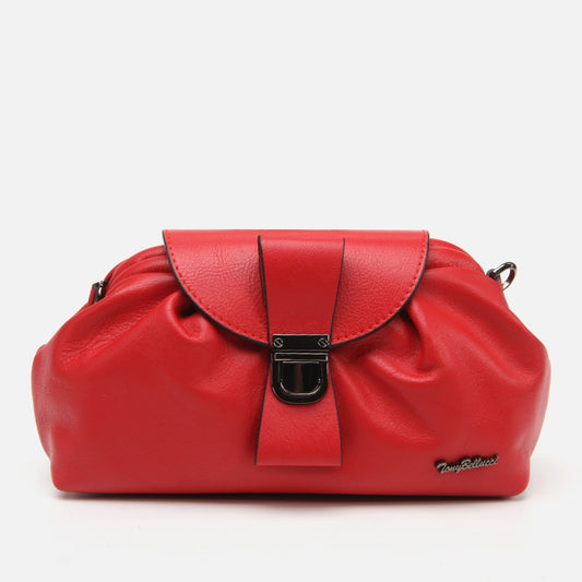 Genuine Leather Red Women's Bag