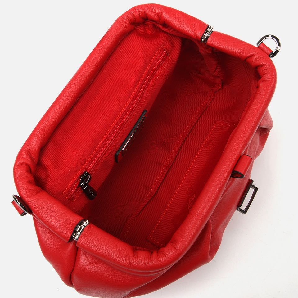 Genuine Leather Red Women's Bag