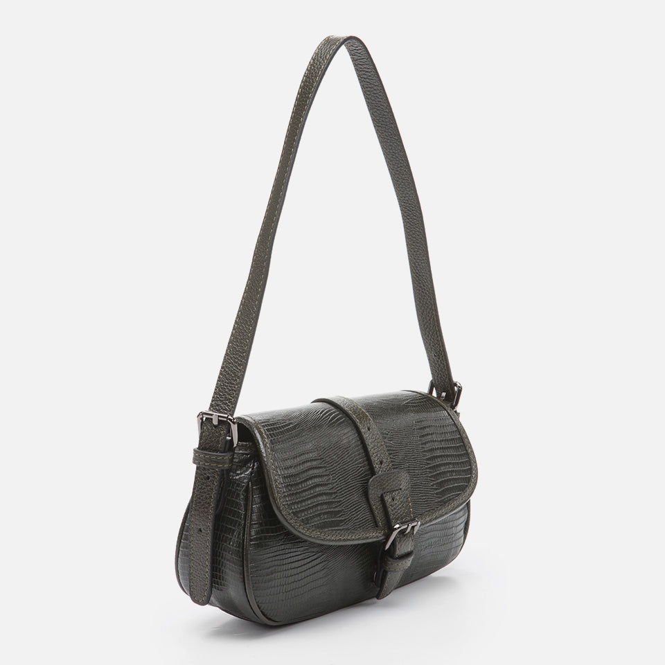 Genuine Leather Khaki Women's Bag
