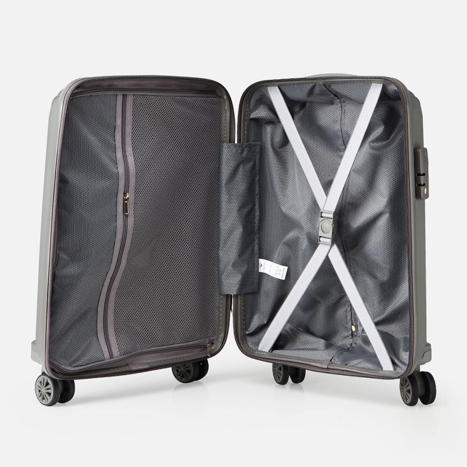 Grey Travel Small Suitcase