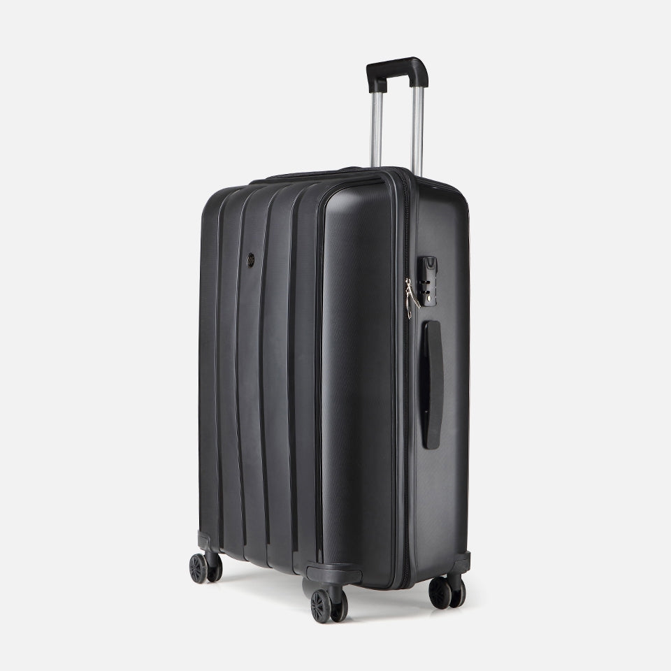 Black Travel Large Suitcase