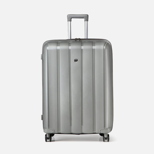 Grey Travel Large Suitcase