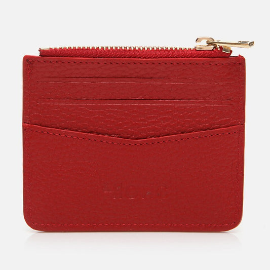 Genuine Leather Red Women's Wallet