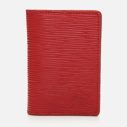 Genuine Leather Red Men's Wallet