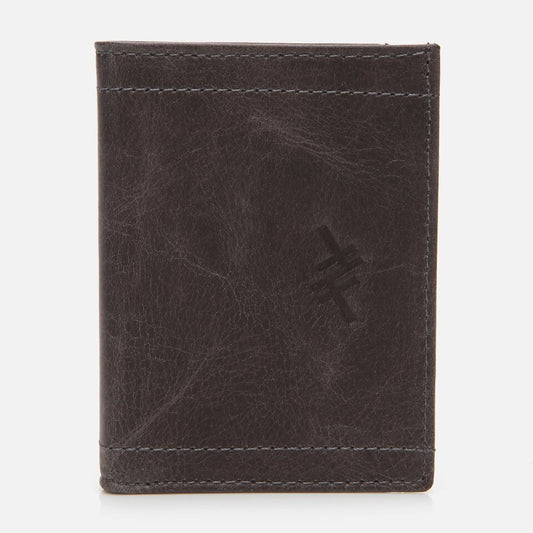 Genuine Leather Grey Men's Wallet