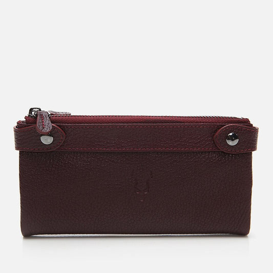Genuine Leather Burgundy Men's Wallet