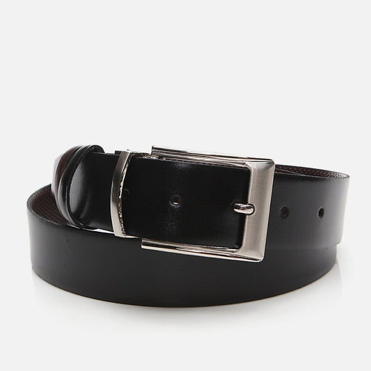 Genuine Leather Black Men's Belt