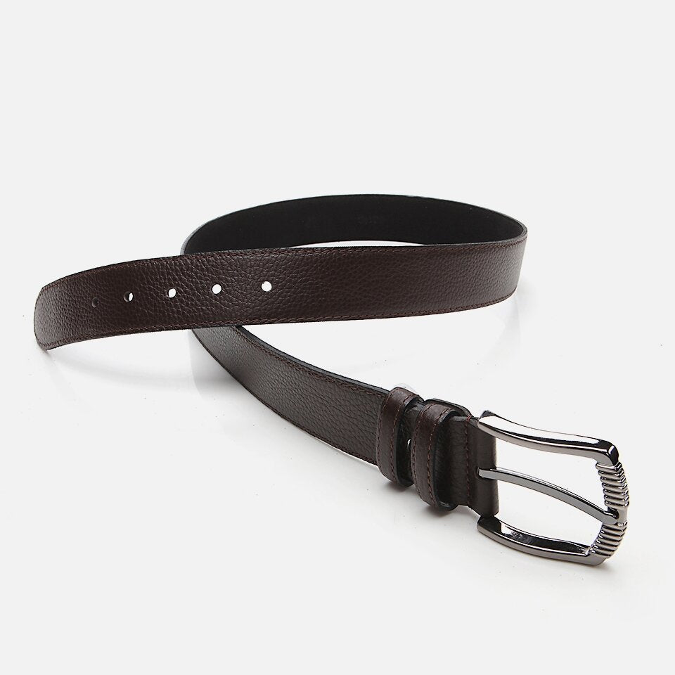 Genuine Leather Brown Men's Belt