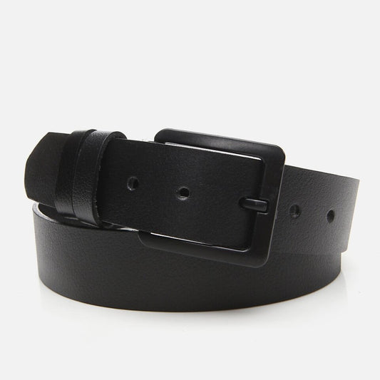 Genuine Leather Black Men's Belt