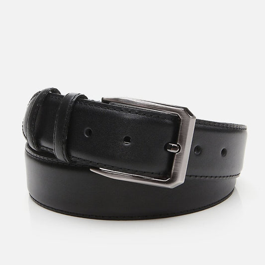 Genuine Leather Black Men's Belt