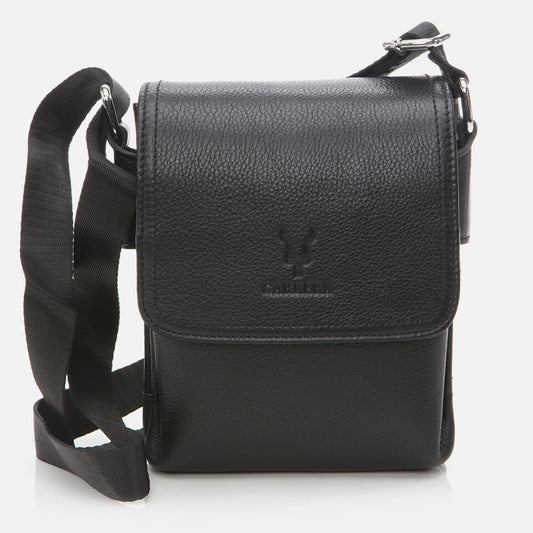 Genuine Leather Black Men's Bag