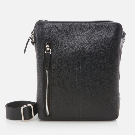Genuine Leather Black Men's Bag