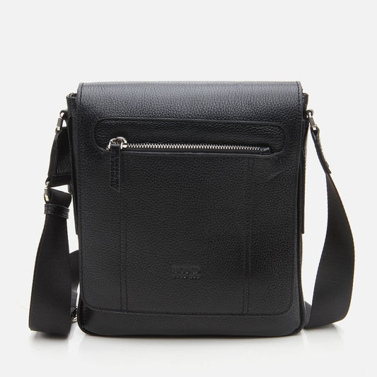 Genuine Leather Black Men's Bag
