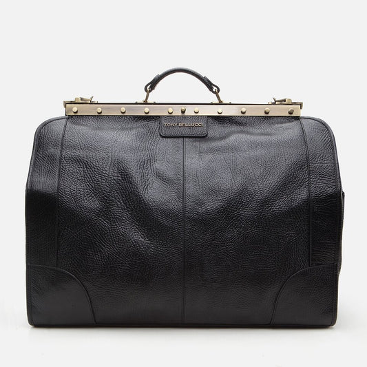 Genuine Leather Black Men's Bag