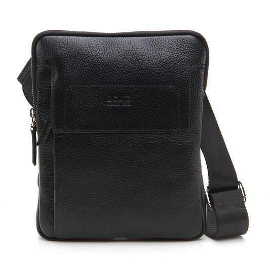 Genuine Leather Black Men's Bag