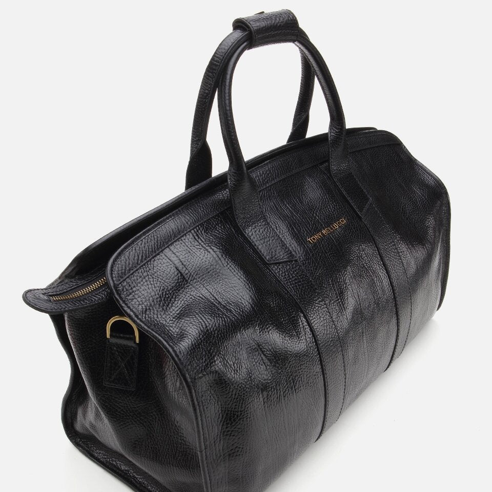 Genuine Leather Black Men's Bag
