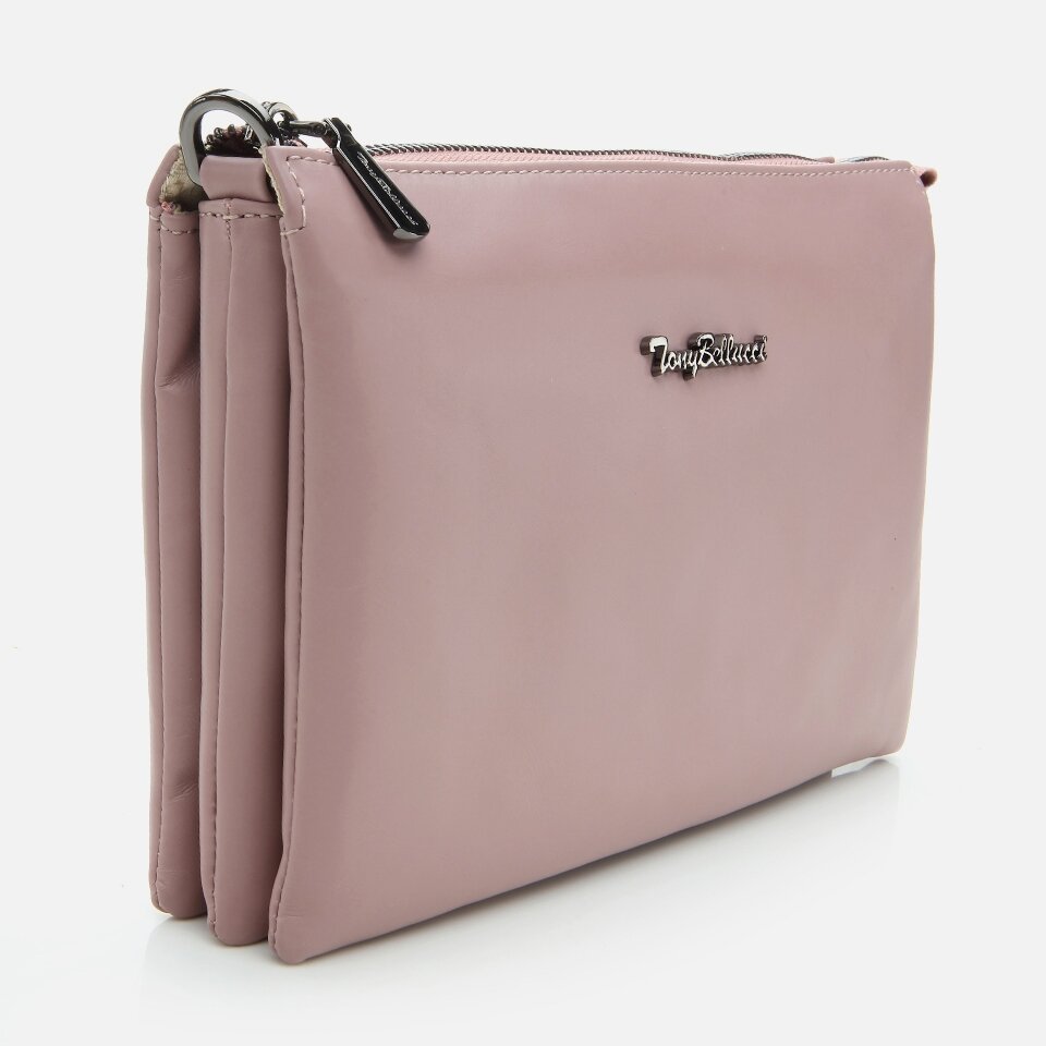 Genuine Leather Rose Pink Women's Mini (Crossbody) Bag