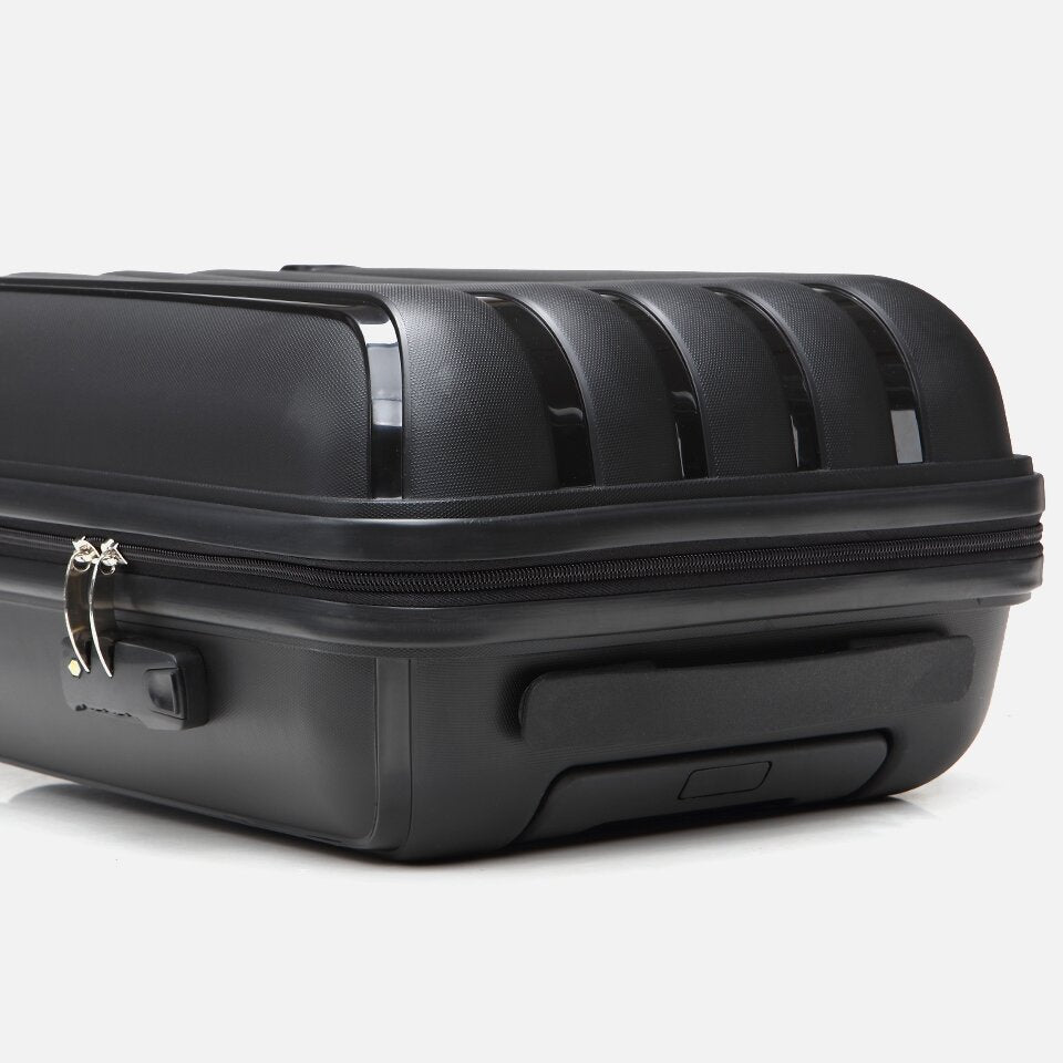 Black Travel Cabin Size Suitcase