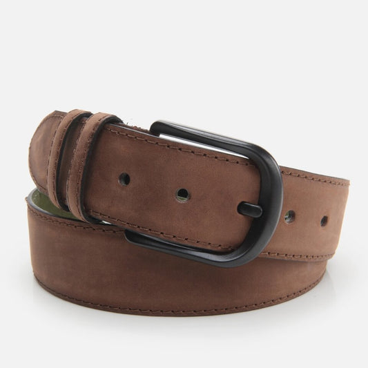 Genuine Leather Taupe Men's Belt