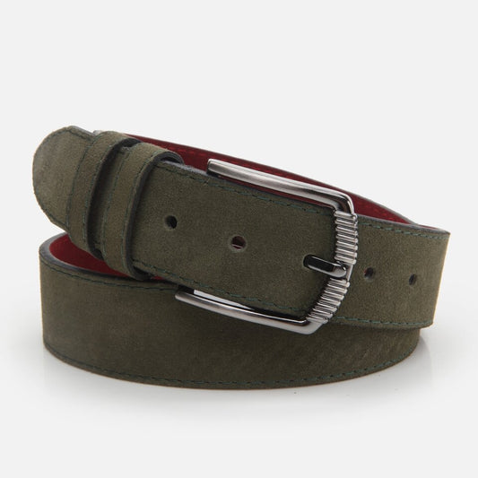 Genuine Leather Khaki Men's Belt