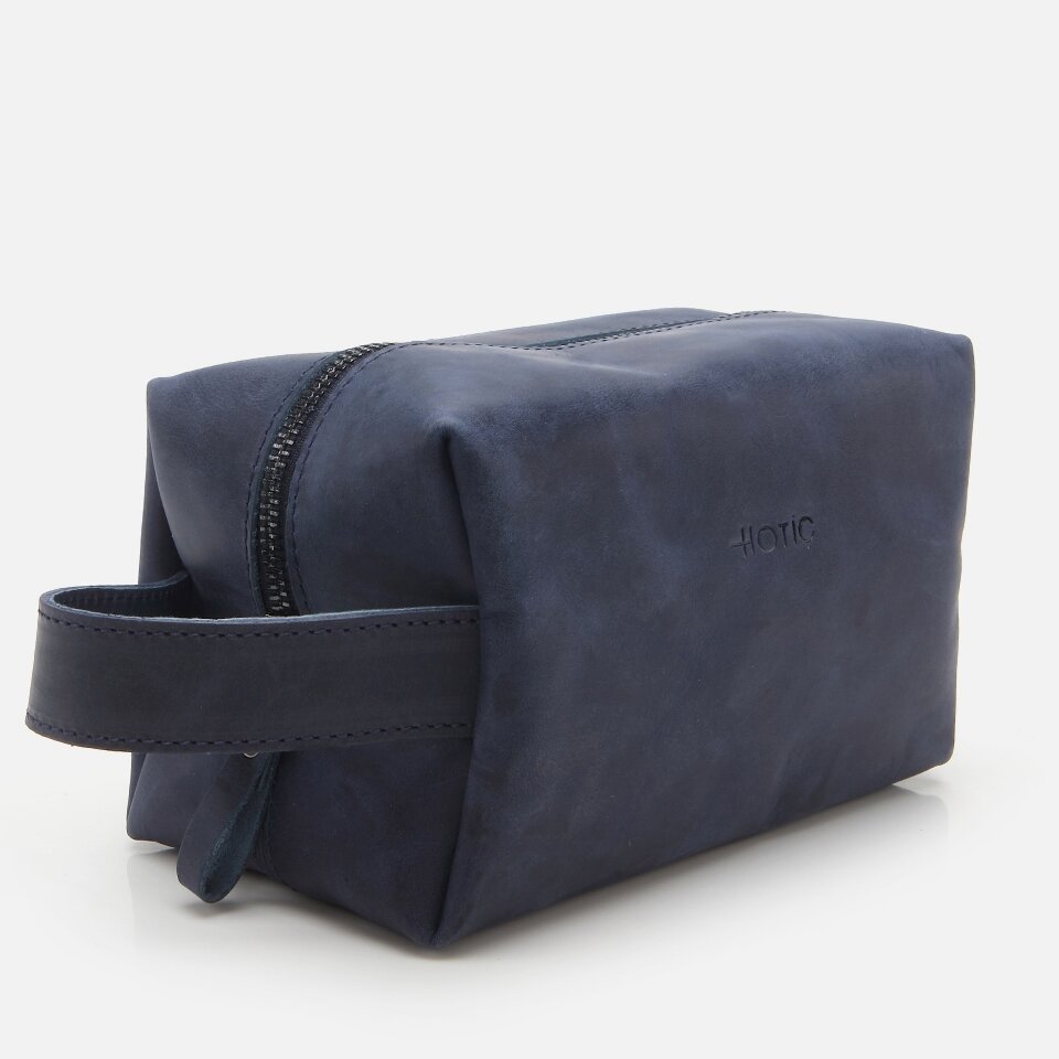 Genuine Leather Blue Men's Bag