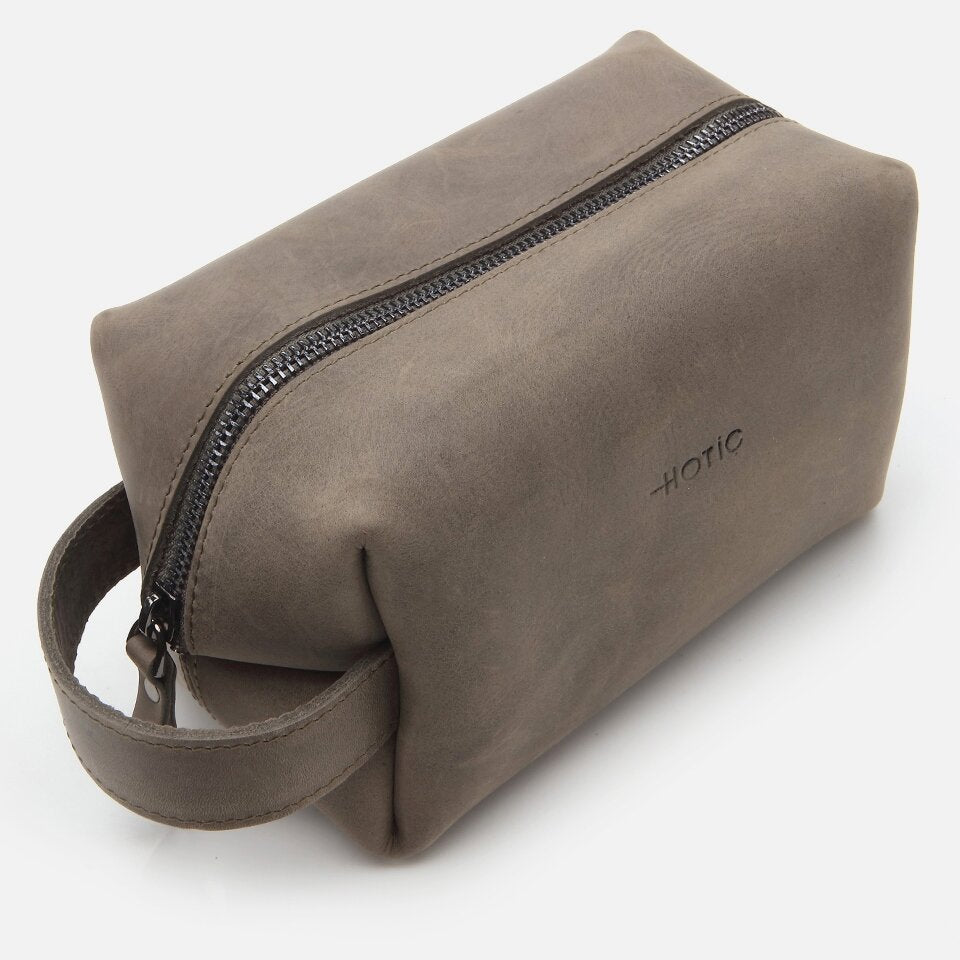 Genuine Leather Khaki Men's Bag