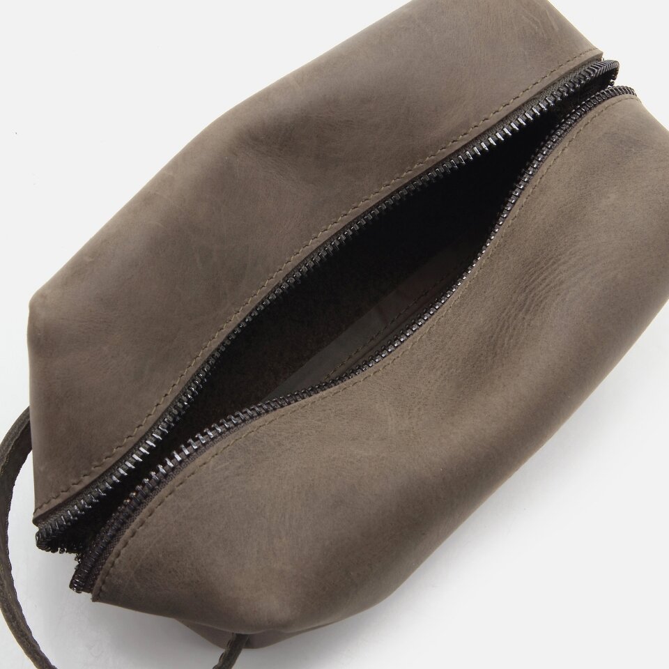 Genuine Leather Khaki Men's Bag