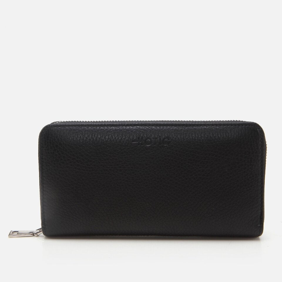 Genuine Leather Black Women's Wallet