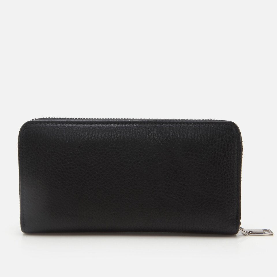 Genuine Leather Black Women's Wallet